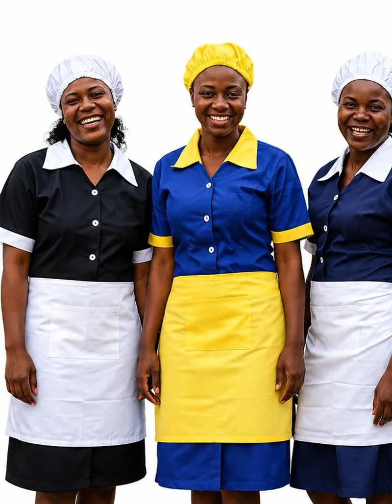 Cozinheiras com uniformes Lazang